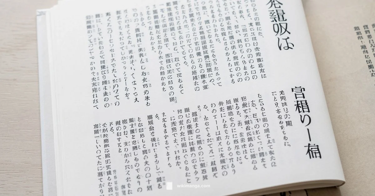 Hiragana in Manga - WikiManga.